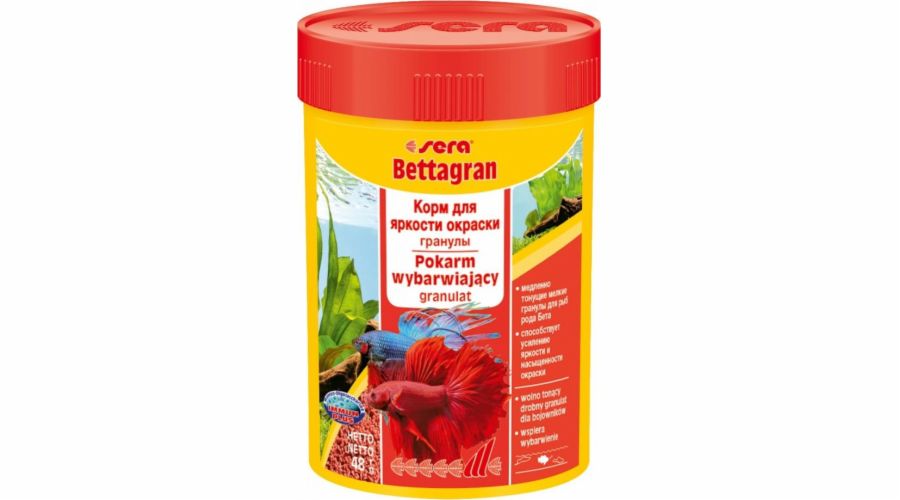 sera Bettagran Nature 100 ml, granule - krmivo zvýrazňující barvu