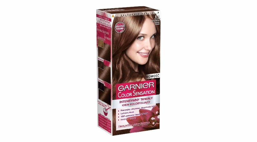 Garnier Color Sensation Coloring cream 6.0 Dark Blond - Ušlechtilá tmavá blond
