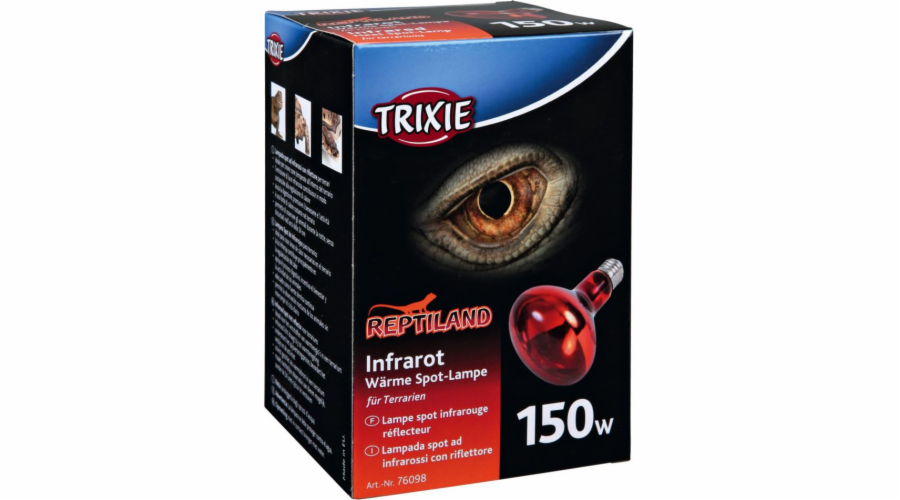 Infračervená bodová topná lampa Trixie Red 150W