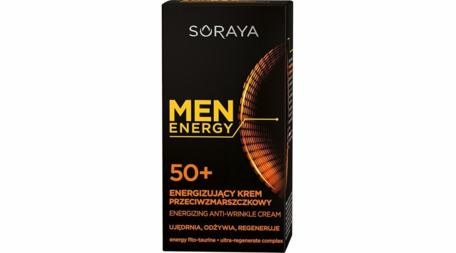 Soraya Men Energy 50+ Energizující krém proti vráskám 50ml