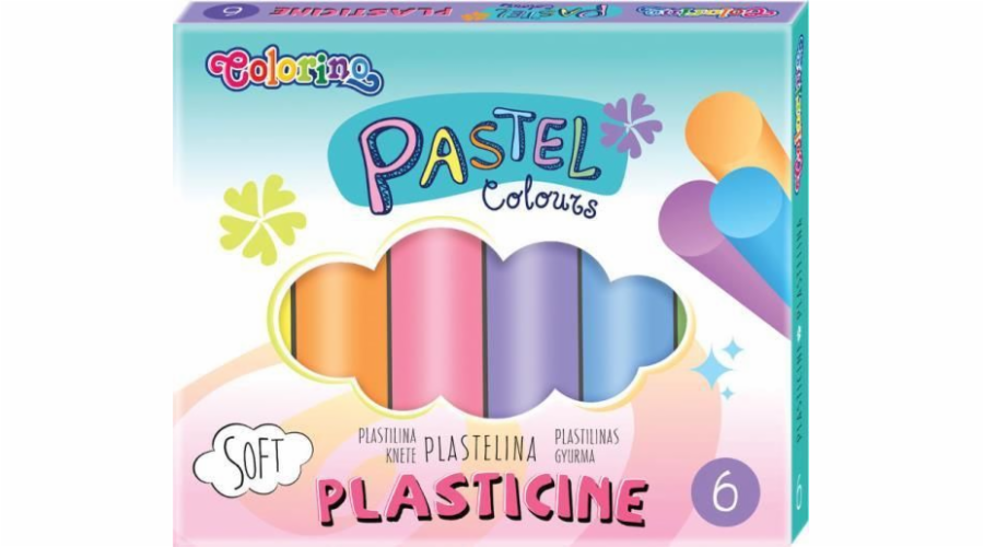 Patio Plastelina 6 barev Pastel Colorino 84972