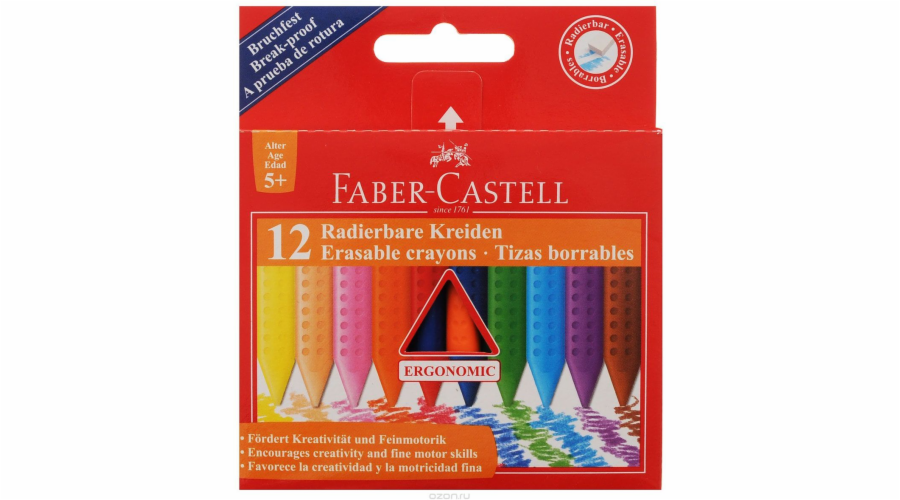 Faber-Castell Grip Pencils trojúhelníkové 12 barev Faber-Castell (122520 FC)