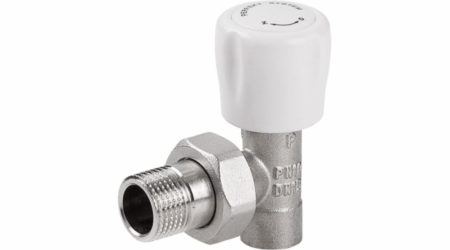 Perfexim 1/2 úhlový přívodní ventil radiátoru pro pájení PHA-032/L G1/2x15 (20-032-0100-200)