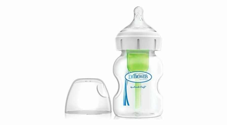 Dr Browns Širokohrdlová kojenecká láhev Options Plus 0m+ 150ml (WB51600)