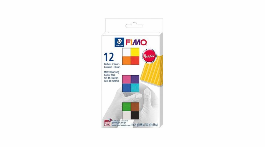Plastová hmota Fimo Basic 12 barev