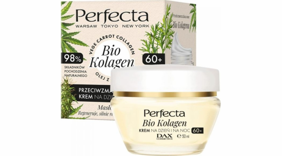 PERFECTA Perfecta Bio Collagen 60+ denní a noční krém proti vráskám 50ml | DOPRAVA ZDARMA OD 250 PLN