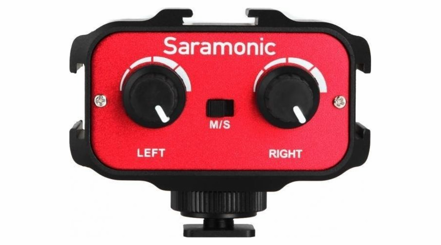 Saramonic Audio adaptér SARAMANIC SR-AX100 - 3,5 mm vstup/výstup pro fotoaparáty VDSLR