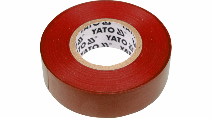 Yato Electrical izolační páska 19mm x 0,13mm 20m červená (YT-8166)