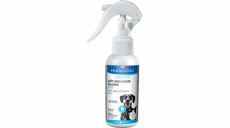 FRANCODEX FRANCODEX Sprej proti zápachu z úst pro psy a kočky 100 ml