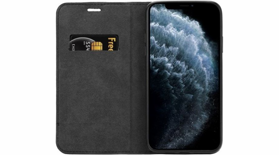 Crong Crong Folio Case iPhone 11 Pro Max Case s odklápěcím magnetem (černý)