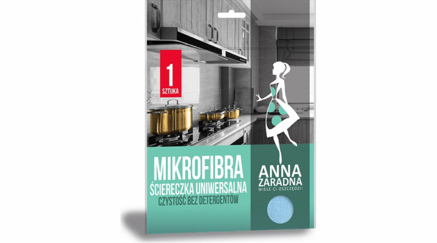 Anna Zaradna UNIVERZÁLNÍ utěrky z mikrovlákna MODRÁ