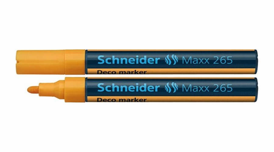 Křídový popisovač Schneider Maxx 265 Deco, oranžový