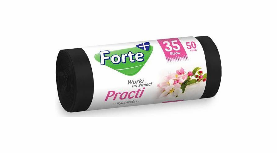 Forte FORTE HDPE pytle na odpadky PRACTI 35L 50 ks