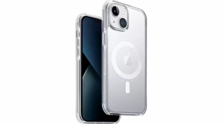 Uniq UNIQ Combat Apple iPhone 14 Pouzdro MagClick Charging transparentní/holubičí saténové čiré