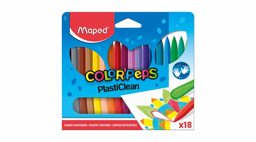 Maped Maped Colorpeps trojhranné pastelky plastové 18 ks.