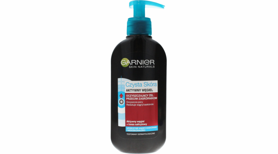 Garnier Skin Naturals Face Gel Clean Skin Intensive Active Cleansing Charcoal 150 ml