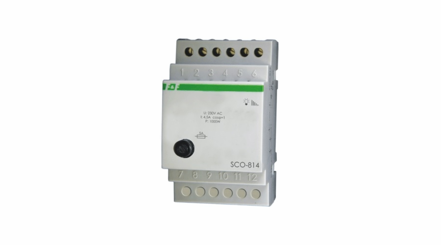 Stmívač osvětlení F&F SCO-814 s 1000W paměťově šedou barvou SCO-814