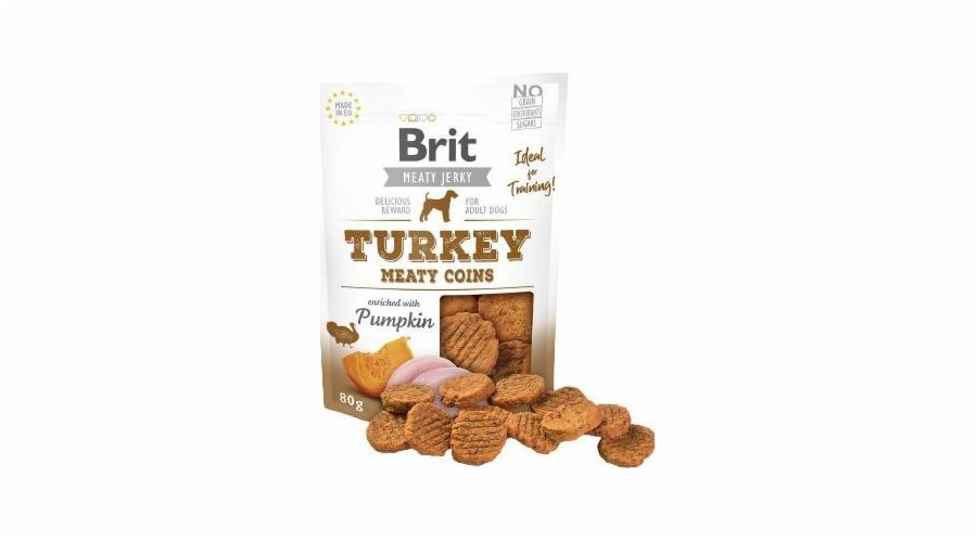 Brit Jerky Turkey Meaty Coins Turkey -