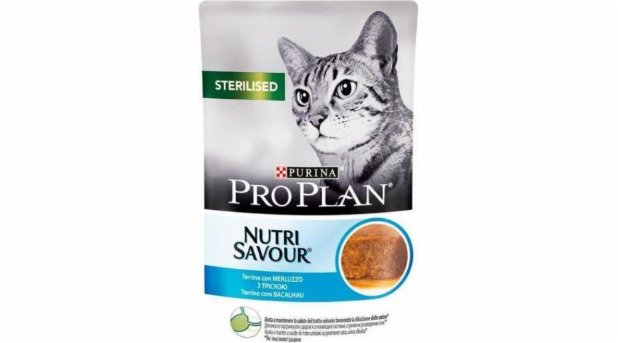 Cat food Pro Plan Sterilized Cod 85g