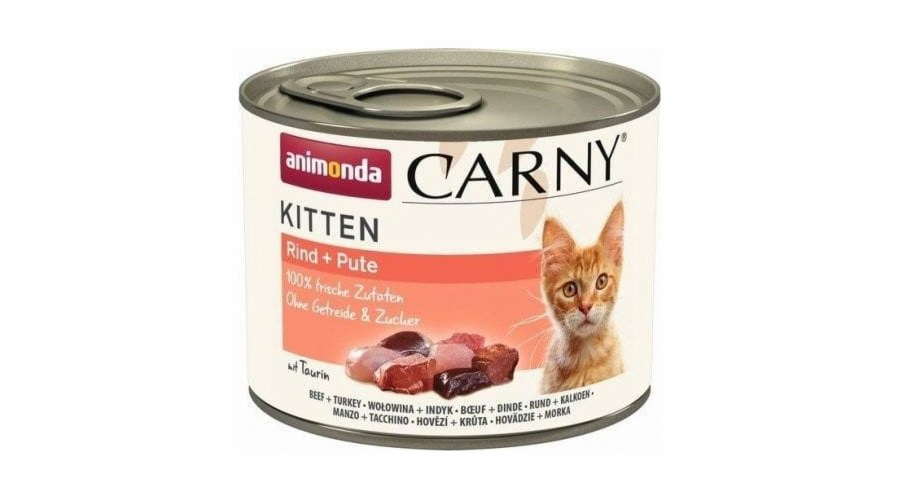 ANIMONDA Carny Kitten Beef Turkey - wet