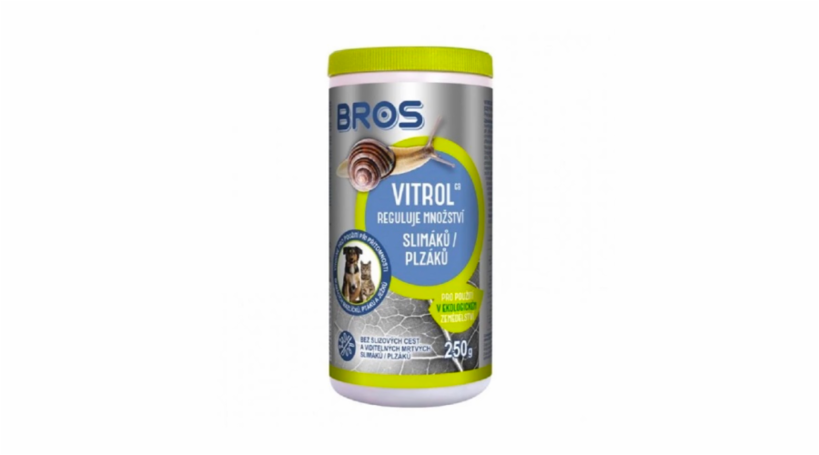 Přípravek proti slimákům-Vitrol GB 250 g Bros