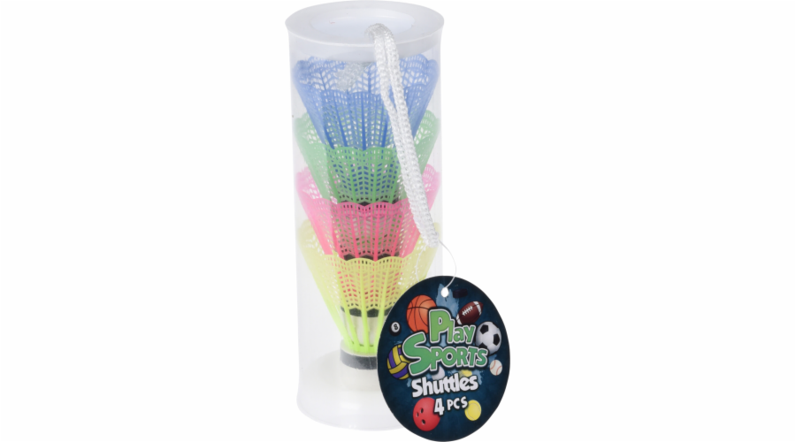 Košíček na badminton 4 ks plast