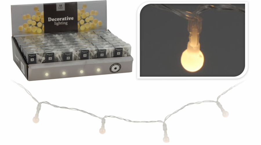 Světla vánoční 10 LED žárovek-kuličky