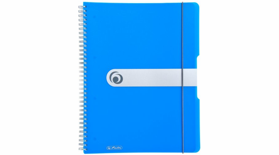 Herlitz Notebook A4/80K, kostkovaný, modrý (0011293065)