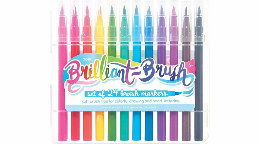 Barevné balónky Brilliant Brush fixy 24 barev
