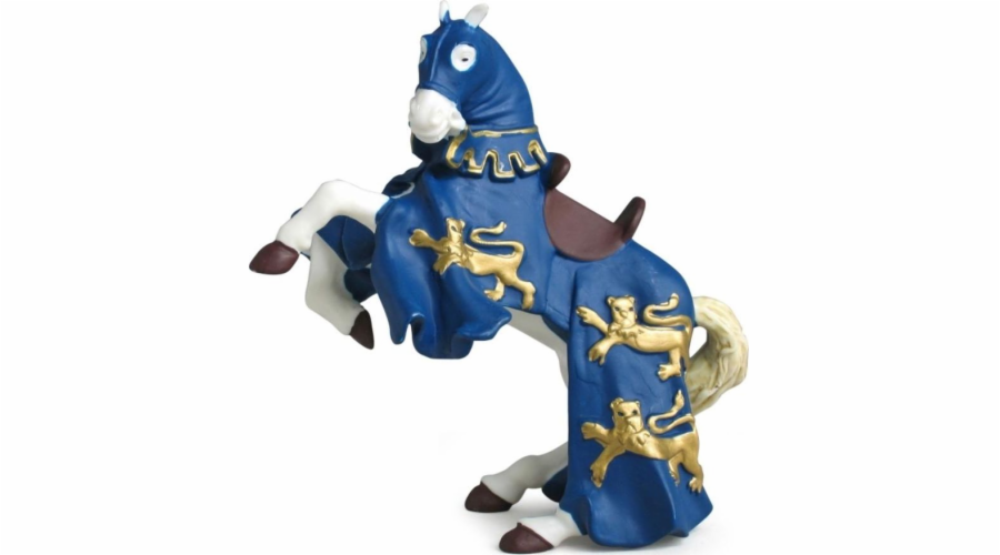 Figurka Papo koně modrého krále Richarda