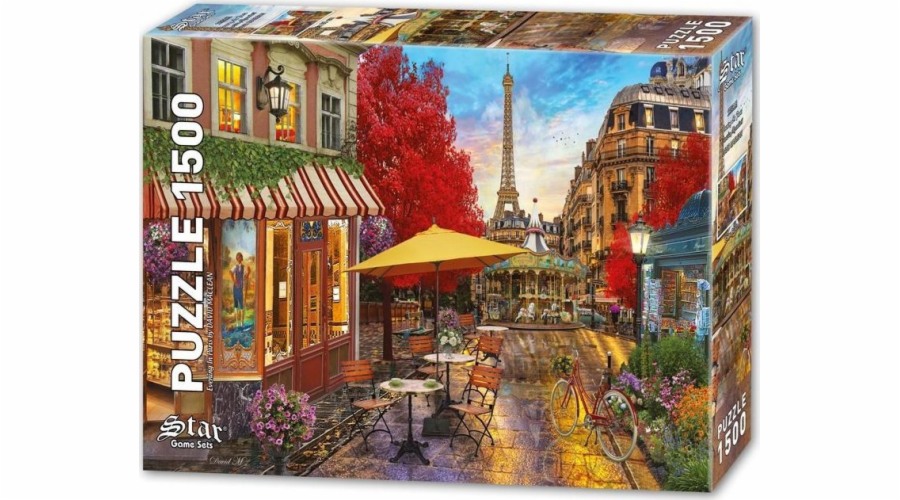 Star Puzzle Puzzle 1500 Večer v Paříži