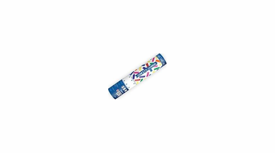 Party Deco Tube vystřelovací konfety, barevné proužky, 20 cm, univerzální