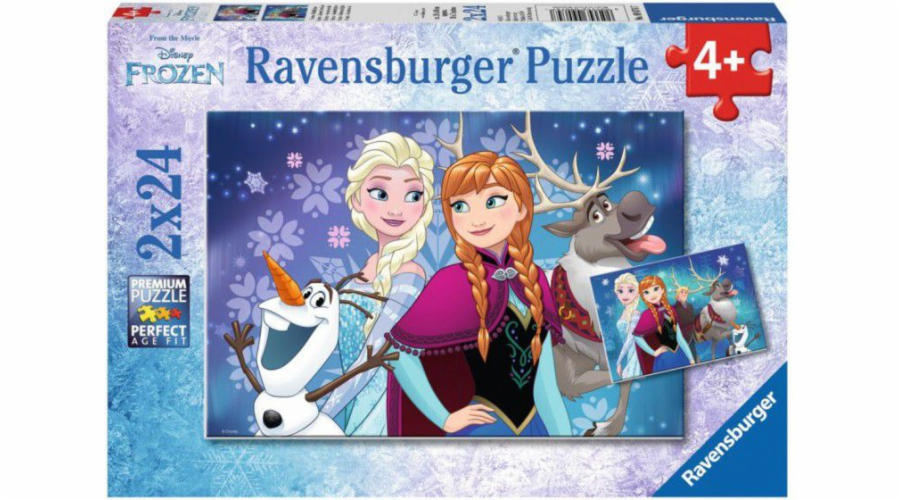Puzzle Ravensburger 2x24 dílků Frozen - Northern Lights