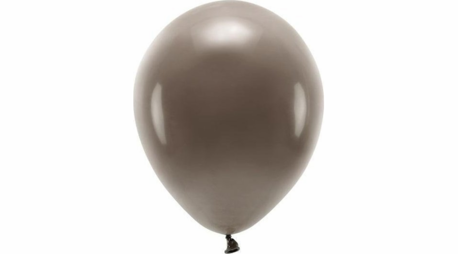 Eko balónky hnědé 30 cm 10 ks
