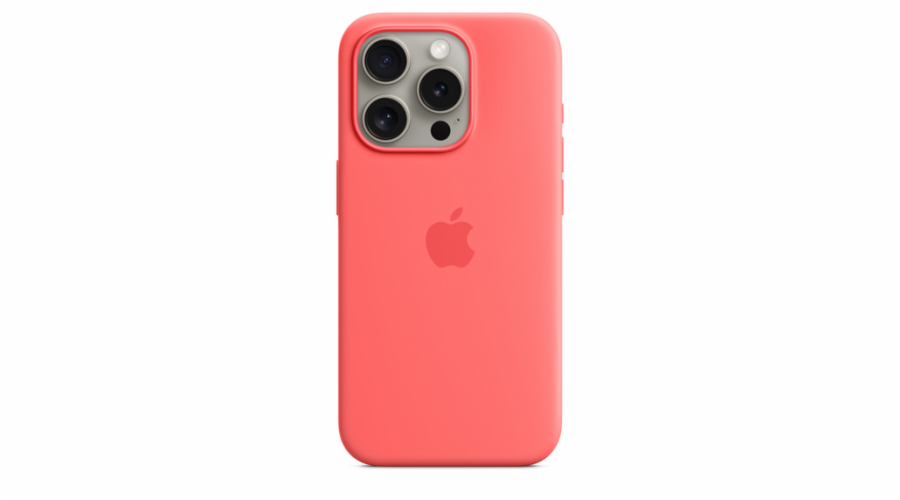 APPLE iPhone 15 Pro Silicone Case with MagSafe - Guava