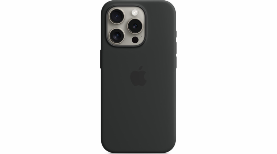 Apple Silikonové s MagSafe iPhone 15 Pro, černé MT1A3ZM/A Apple iPhone 15 Pro Silicone Case s MagSafe - Black