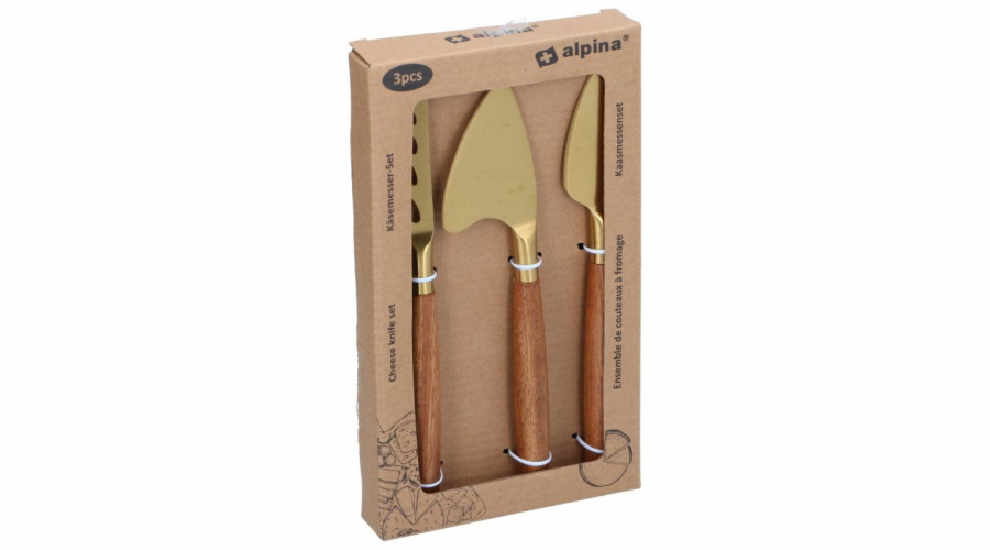 ALPINA Sada nožů na sýr 3ksED-223681