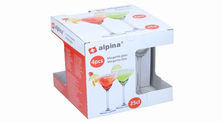 ALPINA Sklenice na koktejly 250 ml sada 4 ksED-249632