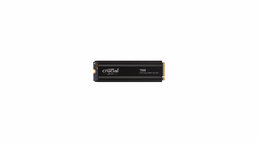 Crucial SSD 1TB T500 PCIe Gen4 NVMe M.2 s chladičem