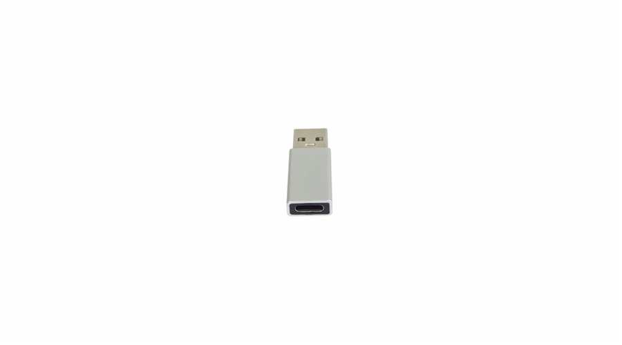 PremiumCord Adaptér USB-C na USB-A 2.0, stříbrná