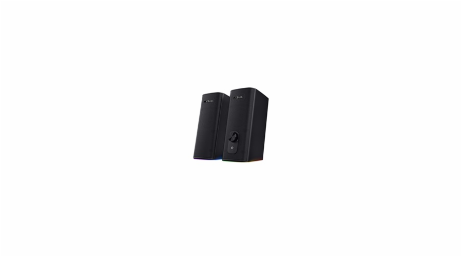 TRUST reproduktory GXT 612 CETIC RGB-Illuminated 2.0 Speaker Set, Bluetooth, černá