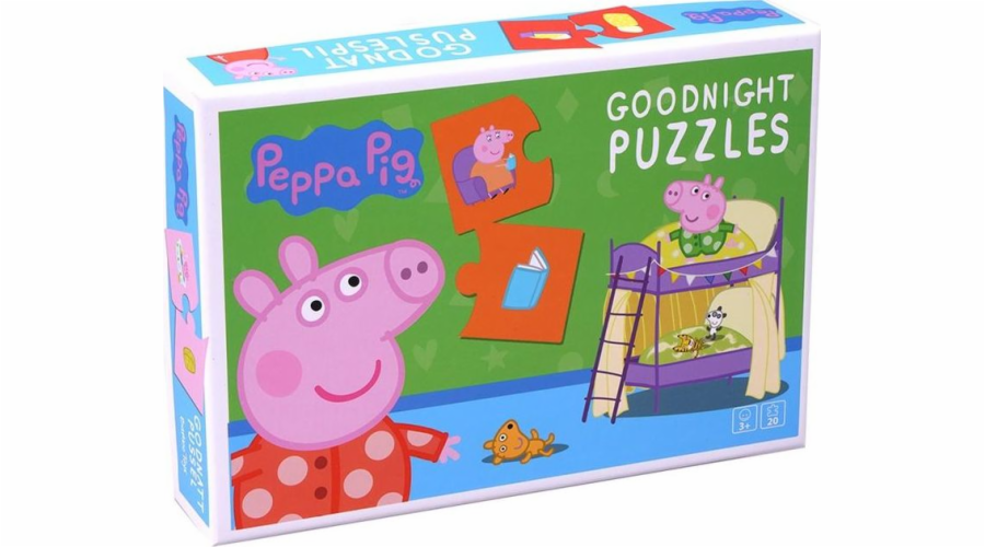 Barbo Toys Bedtime Puzzle Peppa Pig 20 ks.