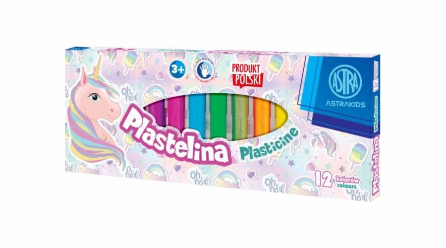 Astra Plastelína ASTRA Unicorn 12 barev Astra