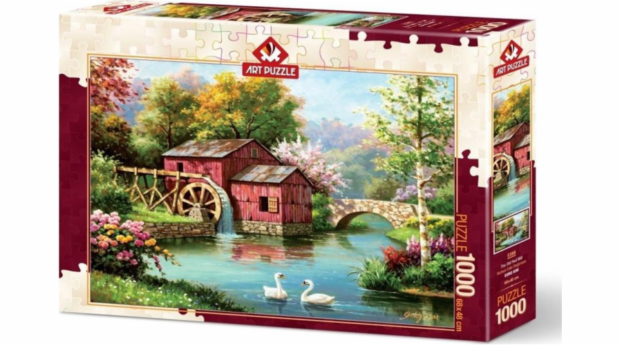 Artpuzzle Puzzle 1000 Červený starý mlýn