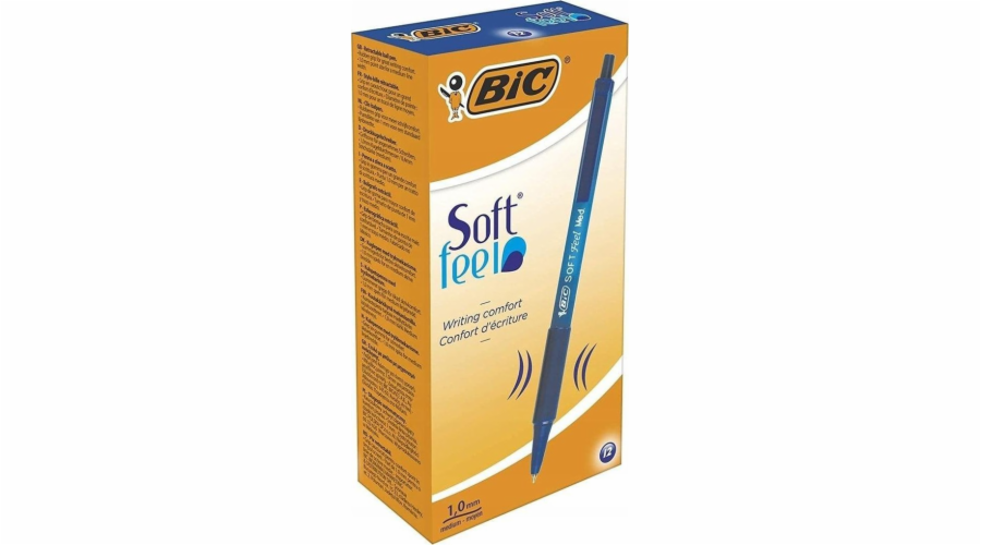 Bic Soft Feel kuličkové pero modré (12 ks) BIC