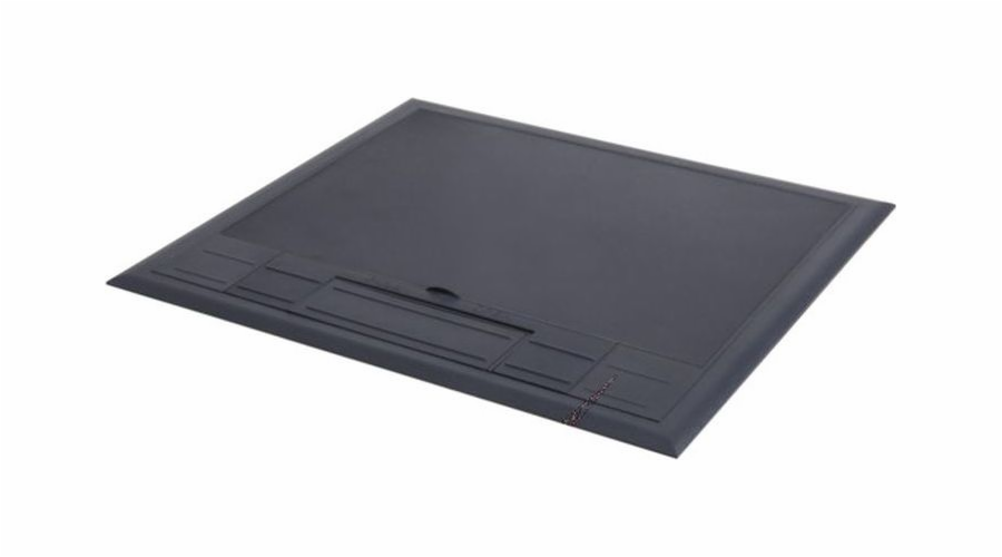 Kanlux Plastový podlahový box 6xM45 černý OFFICE+ 28300