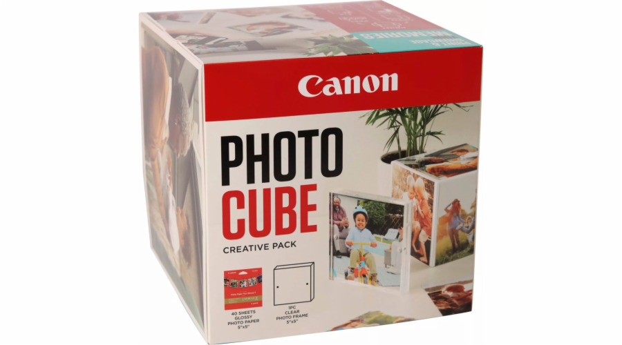 Canon PP-201 13x13 cm Photo Cube Creative Pack White Blue 40 Sh.