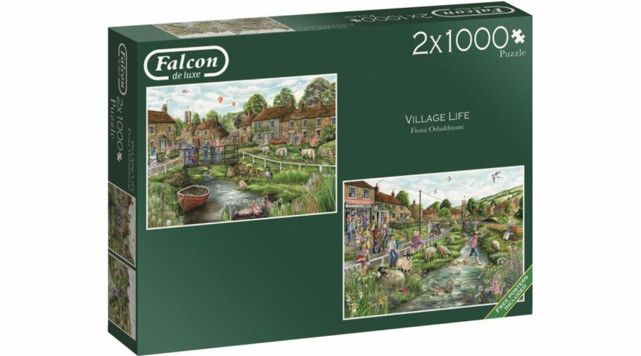 Jumbo Puzzle 2x1000 Falcon Rural Life G3
