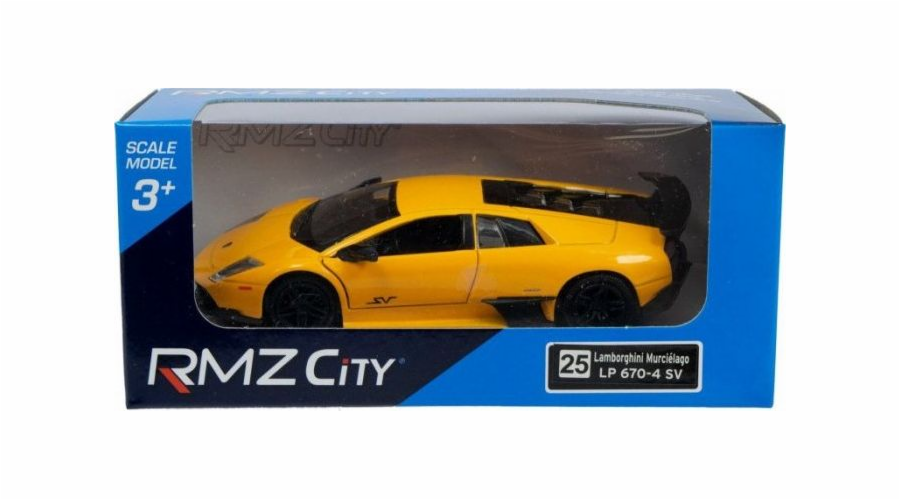Kovový model RMZ Lamborghini Murcielago žlutá