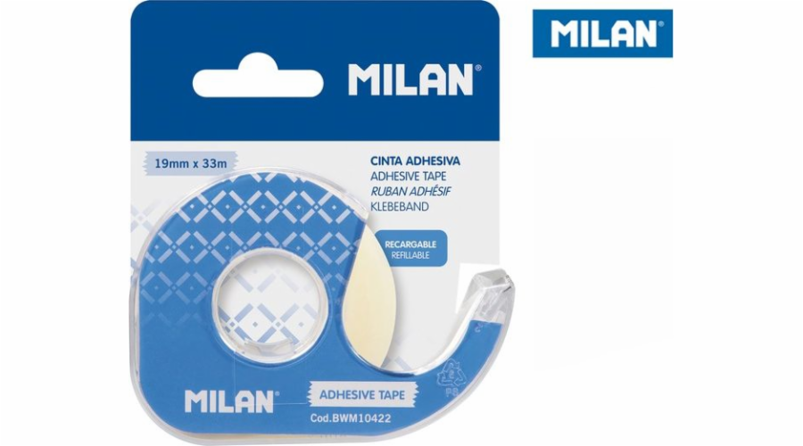 Samolepící páska Milan Crystal 19mmx33m
